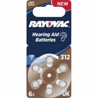 Rayovac 312 elem fülhallgatóhoz