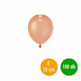 13 cm-es barack gumi léggömb - 100 db / csomag