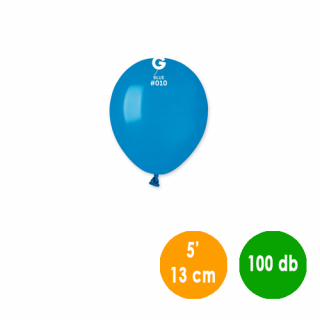 13 cm-es kék gumi léggömb - 100 db / csomag