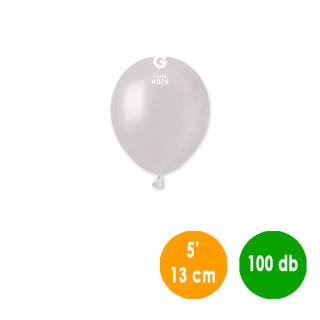 13 cm-es metál gyöngyház színű gumi léggömb - 100 db / csomag
