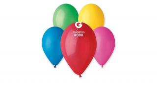 26 cm-es vegyes gumi léggömb - 50 db / csomag