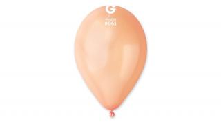 30 cm-es metál barack gumi léggömb - 100 db / csomag