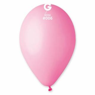 30 cm-es rózsaszín gumi léggömb - 100 db / csomag