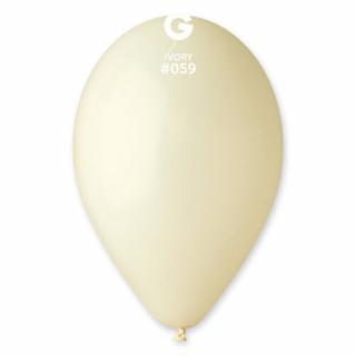 33 cm-es ivory gumi léggömb - 100 db / csomag