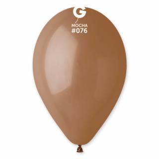 33 cm-es mokka gumi léggömb - 10 db / csomag