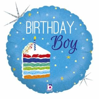 45 cm-es sütis Birthday Boy fólia lufi