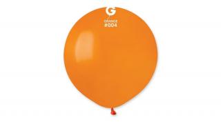 48 cm-es narancssárga gumi léggömb - 50 db / csomag