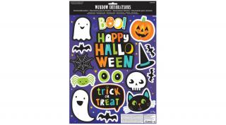 Halloween ablakmatrica - 17 db / csomag