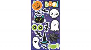 Halloween ablakmatrica - 4 x 15 db / csomag