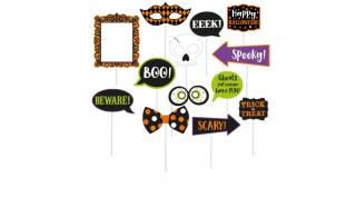 Halloween fotókellékek - 13 db / csomag, 35,5 cm x 21,5 cm