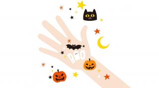 Halloween tetoválások - 12 cm x 7,5 cm, 5 lap