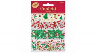 Konfetti - Karácsonyi motívumokkal tripla pack 34g