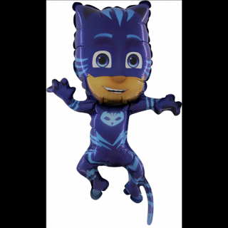 Mini - PJ Masks / Pizsihősök kék fólia lufi, 30 cm