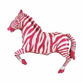 Mini - Zebra fólia lufi, 30 cm