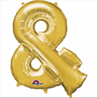 MiniShape -  arany színű  szimbólum fólia lufi