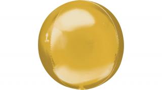 Orbz -Jumbo Ombre arany színű fólia lufi, 53cm