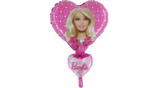 SuperShape - Barbie szív fólia lufi