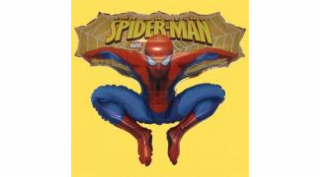 SuperShape - Pókember arany színű fólia lufi, 70 cm