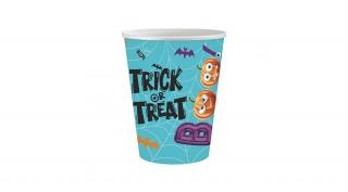 Trick or Treat papír pohár - 250 ml, 6 db / csomag