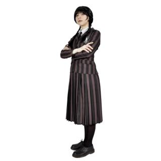 Wednesday Nevermore uniformis jelmez parókával M-es méretben