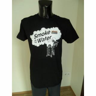 Grilltársaság "Smoke on the Water" egyedi póló, XXL-es méret