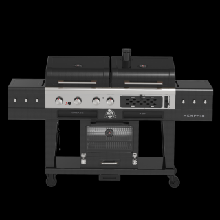 Pit Boss Memphis 2.0, 3 in 1 kombinált grillsütő - gázgrill, faszenes grillsütő, elektromos füstölő
