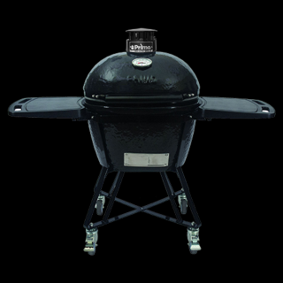 Primo Kamado Oval 300 L All in One (kerámia grillsütő + hőelzáró lap és tartórács + állvány + oldalpolcok + rácskimelő + hamuzó)