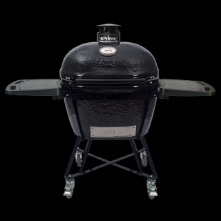 Primo Kamado Oval 400 XL All in One (kerámia grillsütő + hőelzáró lap és tartórács + állvány + oldalpolcok + rácskimelő + hamuzó)