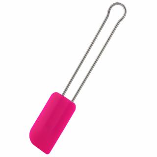 Rösle rózsaszín szilikon spatula,  26 cm