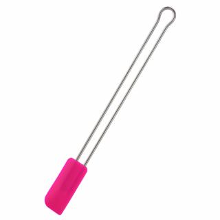 Rösle rózsaszín szilikon spatula 26x2,5 cm