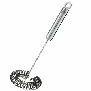 Rösle szilikonos spirálvégű habverő, 27 cm