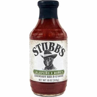 Stubb's Jalapeno  Honey Bar-B-Q szósz 450 ml