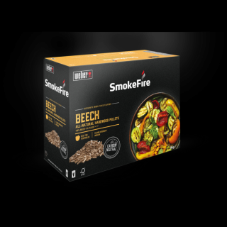 Weber 100%-ban természetes bükk keményfa pellet, 8 kg