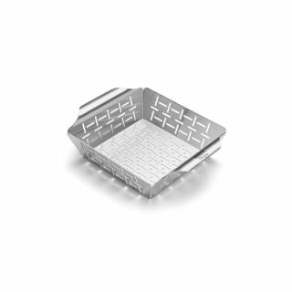 Weber Deluxe rozsdamentes acél grillező kosár, magas oldalfalú, kicsi