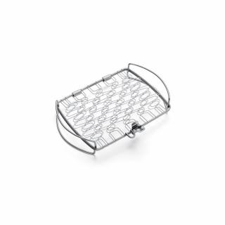 Weber hal és zöldség grillező kosár, rozsdamentes acél, kicsi,  Q™ 1000 és nagyobb, illetve 37 cm-es és nagyobb faszenes grillekhez