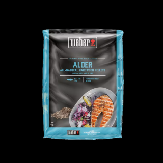 Weber természetes keményfa pellet, éger, 8 kg