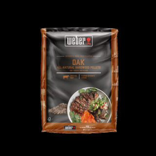 Weber természetes keményfa pellet, tölgy, 8 kg
