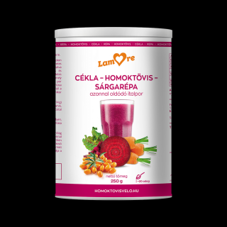 Cékla-Homoktövis-Sárgarépa azonnal oldódó italpor (250g)