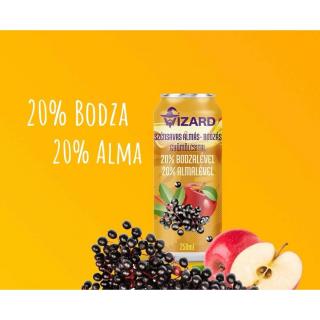 Szénsavas alma-bodzás (20-20%) gyümölcsital (250 ml)
