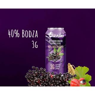 Szénsavas bodzás (40%) gyümölcsital (250 ml)