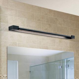 MARILYN LED fürdőszobai tükörvilágítás, matt fekete, 90 cm