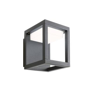 PIAZZO  kültéri LED  fali lámpa matt fekete IP54 10W/2900-3100K