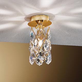 RITA modern kristály mennyezeti lámpa arany színben