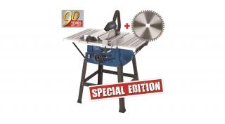Scheppach HS 100 S Special editionasztali körfűrész + fűrészlap 48 f.+Ajándék kedvezmény