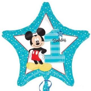 Csillag Mickey fólia lufi