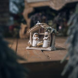 Karácsonyi, Betlehem jászol dekoráció, 2 féle