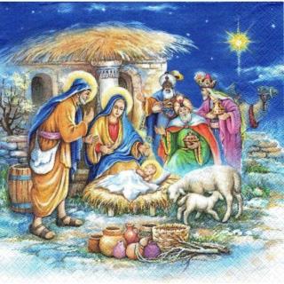 Karácsonyi szalvéta, Szent család