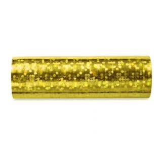Szerpentin, arany hologramos, 18 tekercs / db
