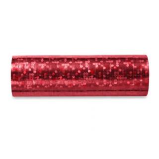 Szerpentin, piros hologramos, 18 tekercs / db