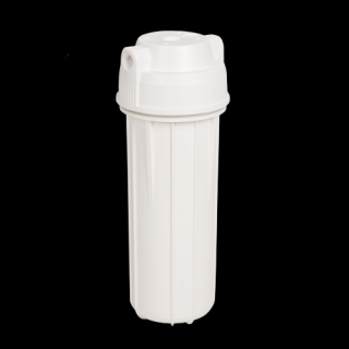 Vízszűrő ház dupla O-gyűrű 10", 1/4", fehér (Aquafilter)